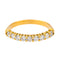 Bague 49 Bague Demi alliance Or jaune Diamant 58 Facettes 4195196CN