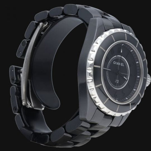 Montre Montre Chanel J12 33 mm Noir intense 58 Facettes MT41314