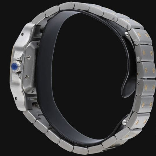 Orologio Cartier Orologio Santos De Cartier Galbee Pm 58 Facettes MT45189