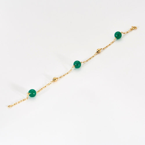 Bracelet Bracelet Chrysoprase 58 Facettes LP1025