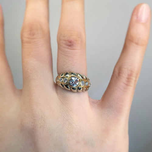 Bague 53 Bague - Or et diamants 58 Facettes 150230R