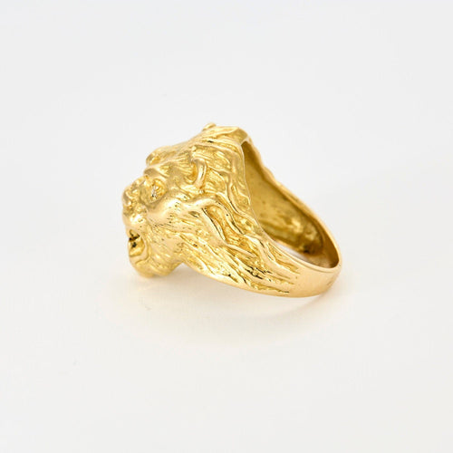 Bague 59 BAGUE TETE DE LION 58 Facettes M8864