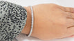 Bracelet Bracelet rivière en or blanc et diamants 6cts 58 Facettes F4890