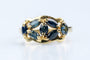 Bague 54 Bague or jaune, saphirs 1,12 ct 58 Facettes BGSACC1137-107