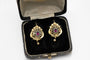 Boucles d'oreilles Boucles d'oreilles pendantes en or jaune Biedermeier 58 Facettes 10842