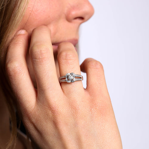 Bague 48 MAUBOUSSIN - Bague chance of love or blanc diamants 58 Facettes 101105