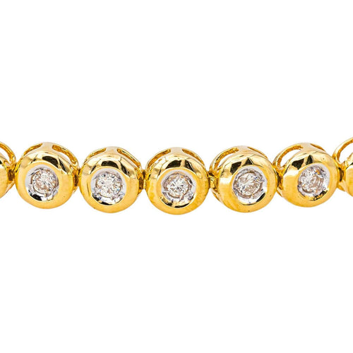 Bracelet Bracelet Tennis Or jaune Diamant 58 Facettes 4462737CN