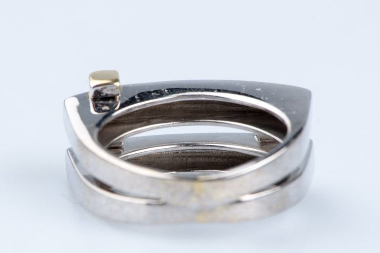 Bague 49 Bague 18 carats Or blanc Or jaune 58 Facettes BGBIJB-107