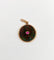 Pendentif Pendentif or jaune, plaque de verre ornée d'un rubis (circa 1900) 58 Facettes A06166