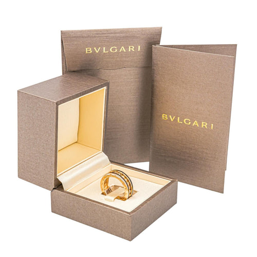 Bague 53 Bulgari Bague B.Zéro1 Or rose, Céramique 58 Facettes 4167002RV