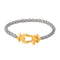 Bracelet Fred Bracelet Force 10  Or jaune, Acier 58 Facettes 4289525RV