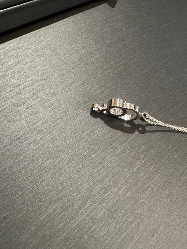 Collier CHOPARD - Collier Happy Diamond or blanc diamant 58 Facettes