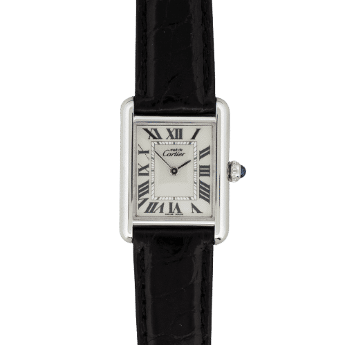Cartier - Montre Tank Must cadran ivoire gris édition limitée 58 Facettes