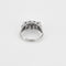 Bague 57.5 Bague en or gris et diamants 58 Facettes COL31342