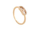 Bague 47 bague MESSIKA move uno semi pavee 04705-pg or rose 18k & diamants t47 58 Facettes 272292