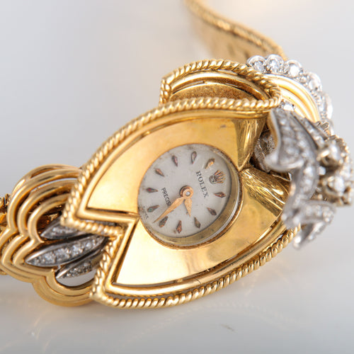 Montre Montre Rolex "dissimulée" or jaune diamants 58 Facettes