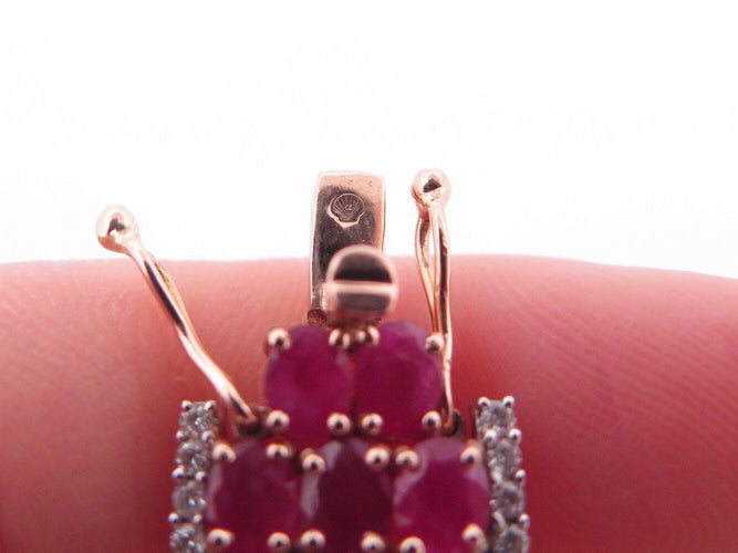 Bracelet bracelet MICHAEL CHRISTOFF tapis rubis 24ct & diamants 18.5cm or rose 14k 58 Facettes 269285