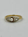 Bague 52 Bague vintage or jaune perle fine 58 Facettes