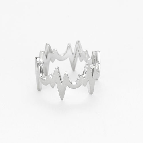 Bague 54 Lorenz Bäumer - le Battement de Coeur- Bague en or blanc 58 Facettes LOR4068