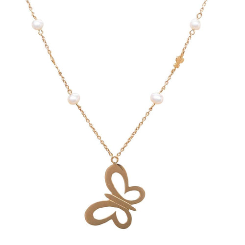 Collier Collier or jaune et perles de culture 58 Facettes 793336