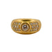 Bague 53 Bague Jonc or jaune et diamants 58 Facettes JONCOV