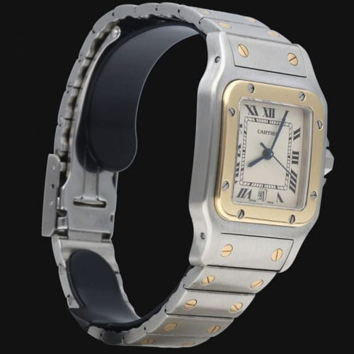 Montre Montre à quartz Cartier Santos Galbee 58 Facettes MT41293