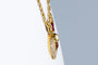 Collier Collier en or jaune 18 carats Diamant et  Rubis 1.78 carats 58 Facettes CLDIAMRUBIS-107