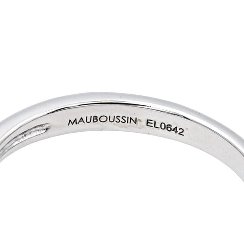 Bague 54 Mauboussin Bague  L'alliance du Nouveau Monde  Or blanc Diamant 58 Facettes 4342800RV
