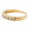 Bague 51 Bague Demi alliance Or jaune Diamant 58 Facettes 1733143CN