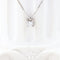 Collier Collier ras-de-cou en or blanc serti d'un diamant taille brillant 58 Facettes 129418G/129418F