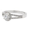 Bague 53 Bague Solitaire Or blanc Diamant 58 Facettes 578757RV