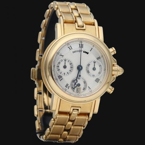 Montre Breguet Montre Marine Chronograph Or Jaune 18K 58 Facettes MT41185