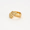 Bague 57 CHAUMET PARIS – Plume – Bague ouverte en or jaune diamants 58 Facettes