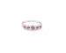 Bague Bague en or blanc avec rubis et diamants 58 Facettes 14638