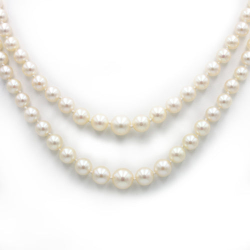 Collier Collier - Or jaune, Emeraudes & Perles 58 Facettes 240263R