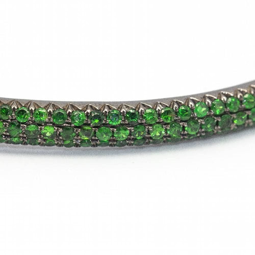 Bracelet Bracelet WERTER en Or Blanc et Tsavorites 58 Facettes D362065SO