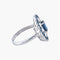 Bague 51 Bague Fleur Saphirs Diamants 58 Facettes AB 214
