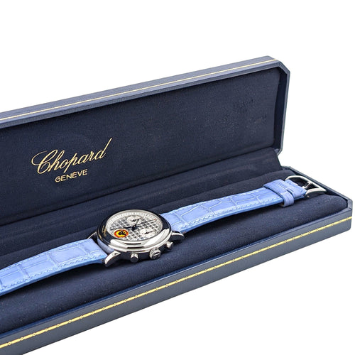 Montre CHOPARD - Eagle Ski Club Gstaad Chronograph watch 8900 Stainless Steel Round Mille Miglia Limited edition of 250 for the Eagle Ski Club Gstaad 58 Facettes