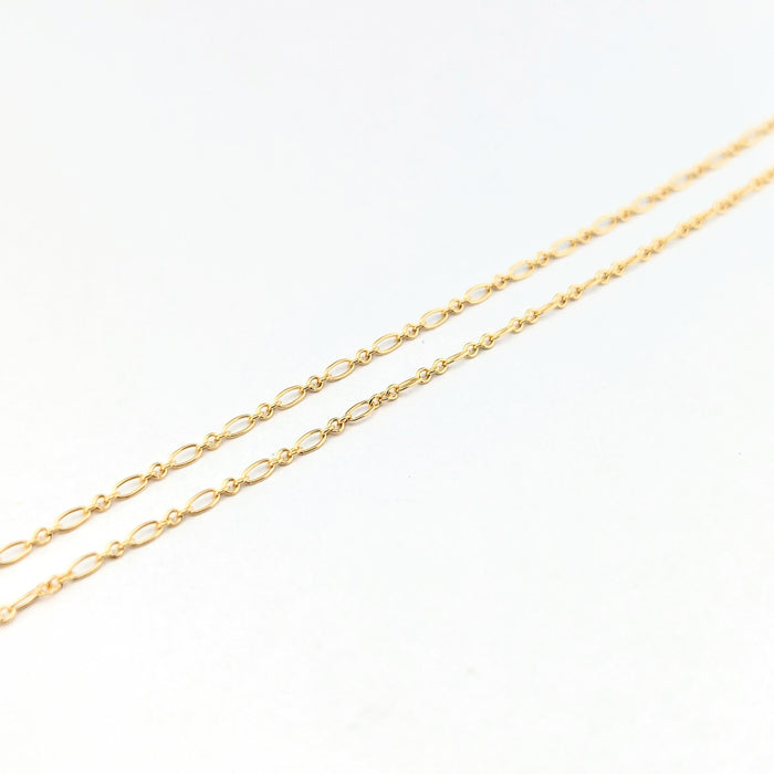 Yellow gold necklace