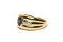 Bague 54 Bague contemporaine or jaune, saphir et diamants 58 Facettes 21933