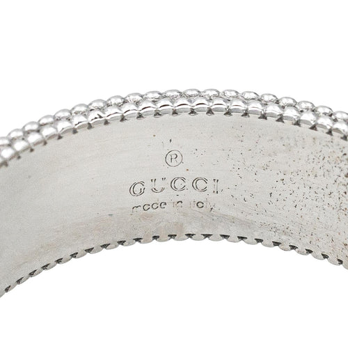 Bague 56 Gucci Bague Icon Blossom Or blanc 58 Facettes 4542627CN