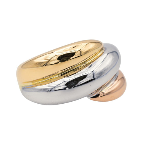 Bague 55 Bague Or jaune, Or blanc, Or rose 58 Facettes 4098637RV