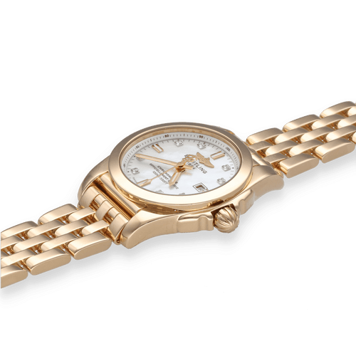 Montre Montre Breitling Galactic Dame - Or rose 18 carats - Quartz - 29 mm - 2019 - Ensemble complet 58 Facettes FB10217