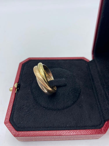 Bague 63 Cartier - Alliance Trinity 3 ors 58 Facettes 096425077421
