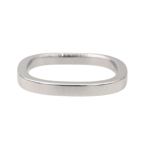 Bague 48 Dinh Van Bague Alliance Carré Or blanc 58 Facettes 4061231CN