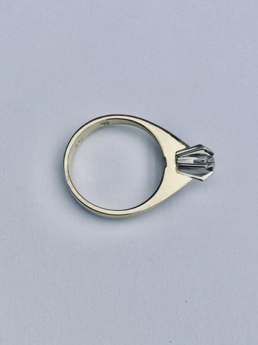 Rengas Solitaire Keltakultainen timantti 0,16 ct