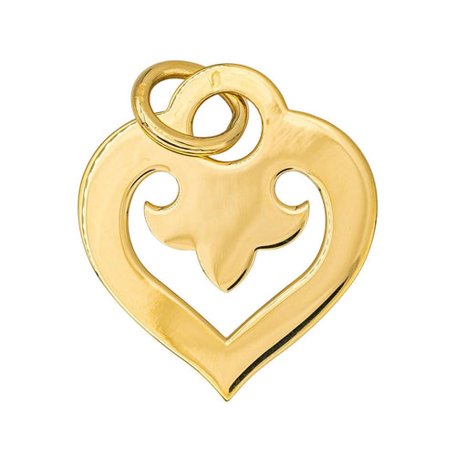 Pendentif O.J. Perrin Pendentif  Cœur Légendes Or jaune 58 Facettes 4566119CN