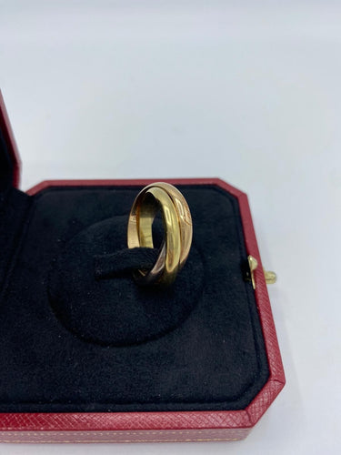 Bague 63 Cartier - Alliance Trinity 3 ors 58 Facettes 096425077421