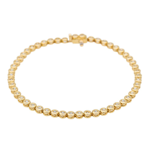 Bracelet Bracelet Ligne Or jaune Diamant 58 Facettes 2686264CN