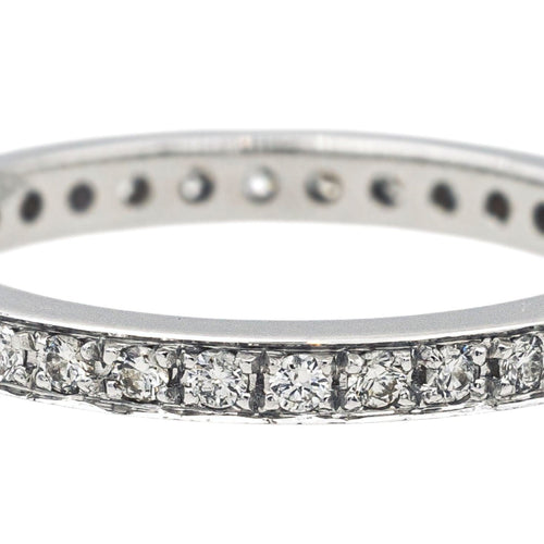 Bague 52 Bague Alliance Or blanc Diamant 58 Facettes 4152532RV